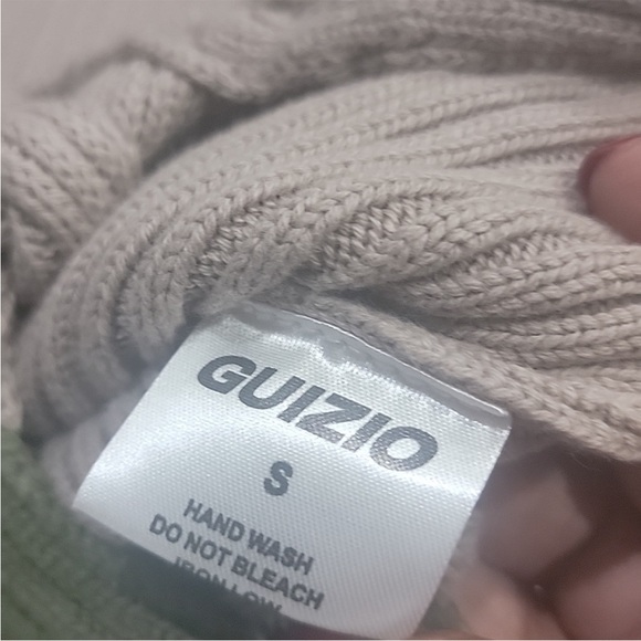 Danielle Guizio ribbed knotted colorblock sweater. Size small. - Picture 5 of 7